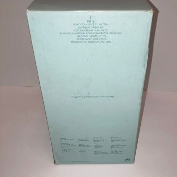 Vintage PartyLite Moroccan Spice Lantern Candle Rare Retired Antique Bronze NIB - Picture 7 of 16